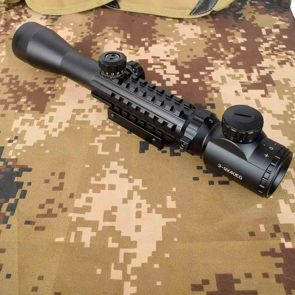 

Hunting Riflescope Optics 3-9x40 LLL Night Vision Optical Illuminated Sight Aiming Device Sniper Rifle Scope AR15 AR10 .223/.308