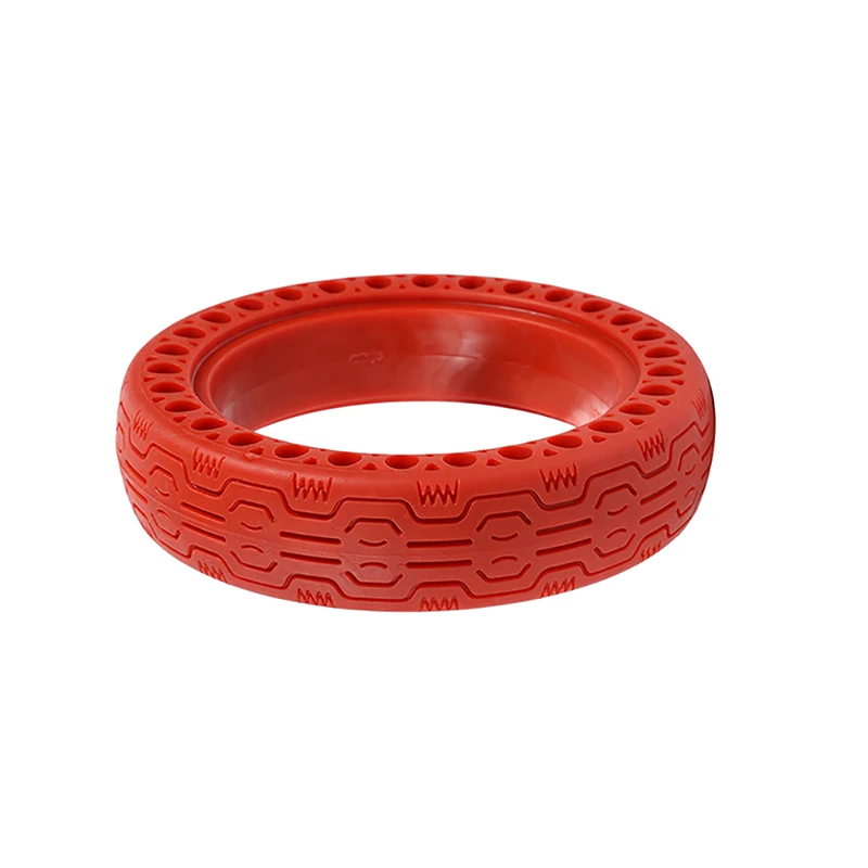 1 Piece Red Xiaomi M365 шины для электроскутера амортизатор полые твердые шины не-шина колеса шины для Xiaomi Mijia M365 Pro - Цвет: 1 Piece Red