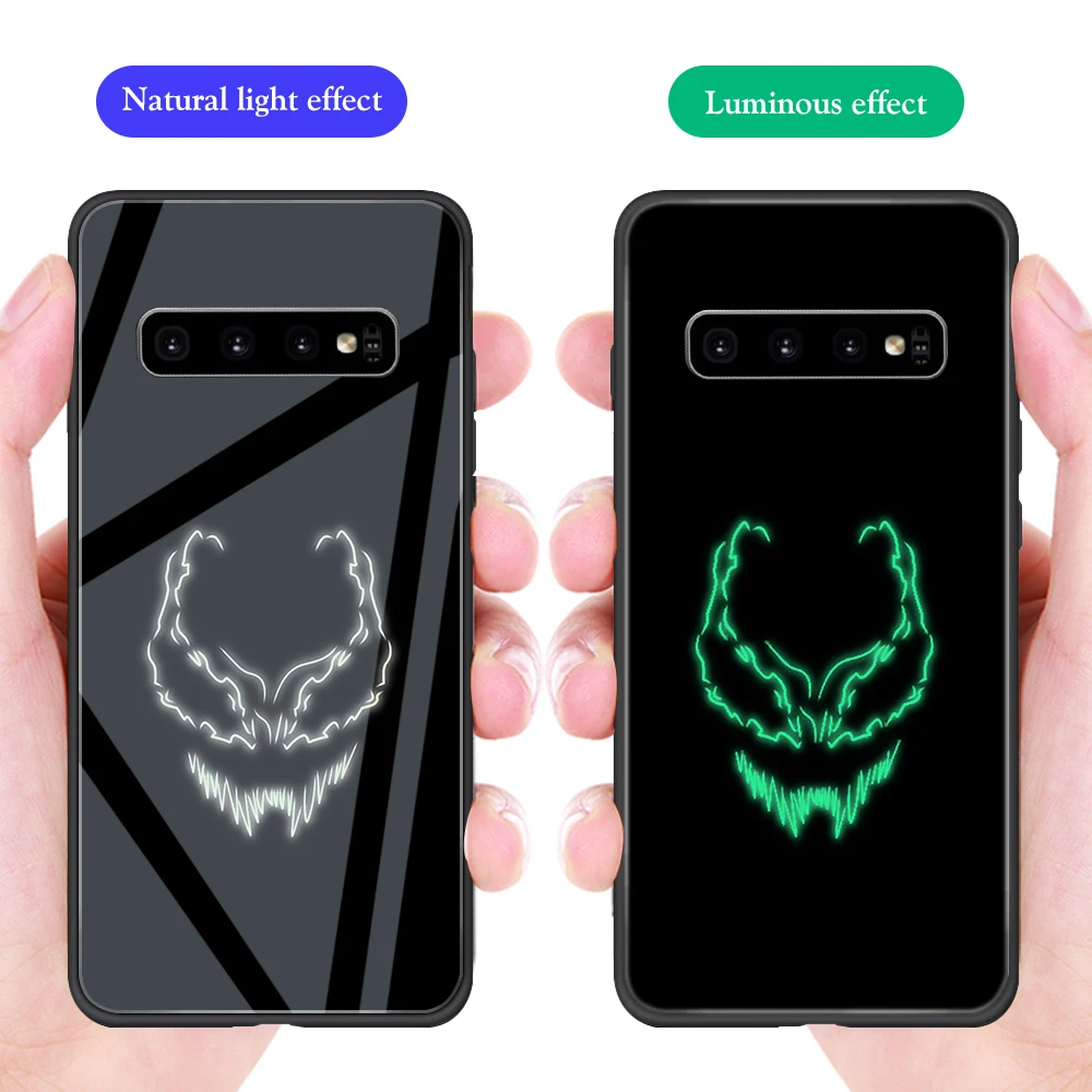 

Glass Case for Samsung Galaxy S10 S10e S9 S8 S7 Note 10 9 8 A30 A40 A50 A70 A6 A7 A8 A9 J4 J6 J7 Plus 2018 Prime Cover Marvel