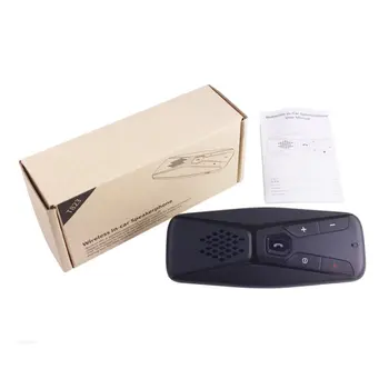 

Car Sun Visor wireless Handsfree Seven Language Music Receiver / Car Handsfree Phone V5.0 in-car speakerphone 1pcs