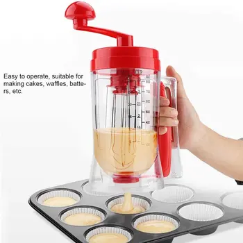 

Hand Crank Batter Dispenser Kitchen Batter Dispenser Cup Cake Separator Pancake Machine Hand Batter Machine