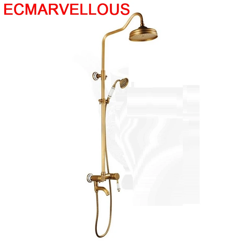 Piscina Preto Dusche Torneira Lavabo Banheiro Douchette Conjunto Ducha Electrica Chuveiro Eletrico Douche Душевая система для