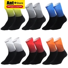 Новые велосипедные носки мужские женские дорожные велосипедные носки уличные брендовые гоночные велосипедные Компрессионные спортивные носки баскетбольные Носки