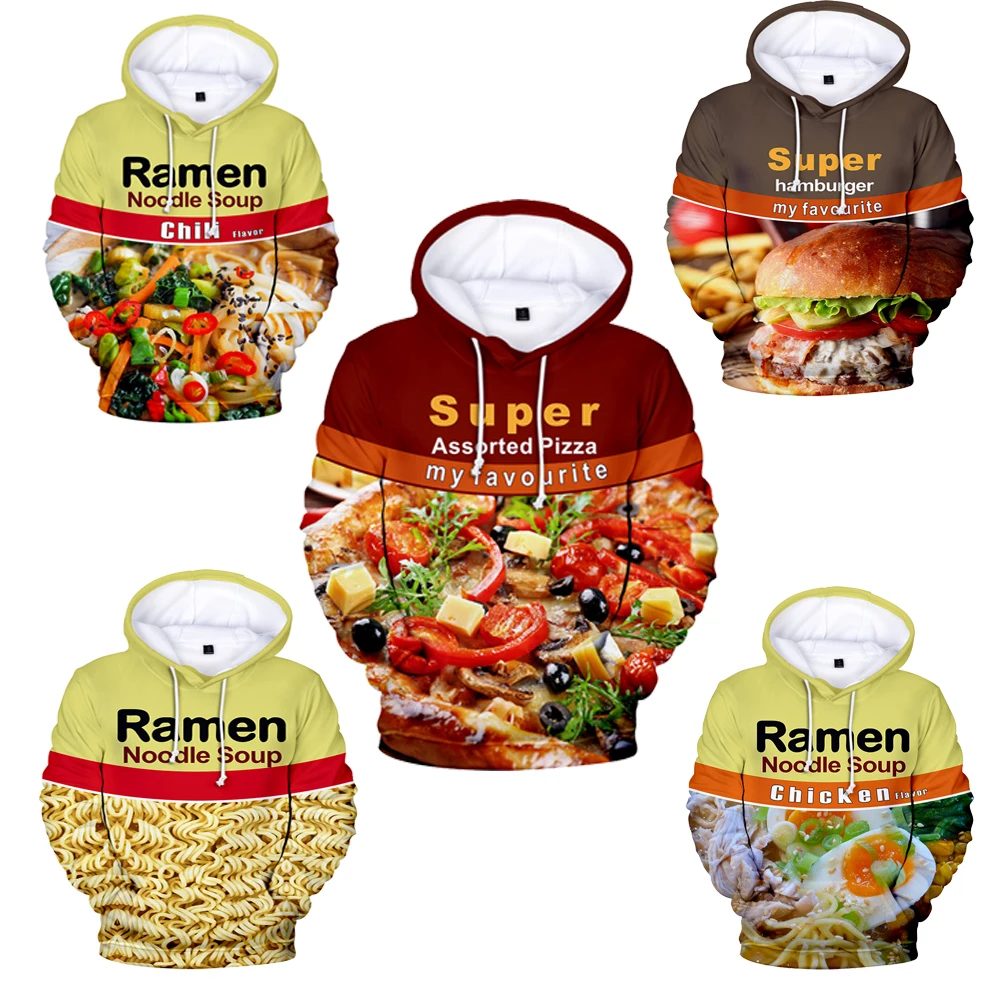 

Hot Autumn 3D Printed Japanese Ramen Hoodies Men Women Sweatshirts Pullovers Fashion Hip Hop Hooded Boys Girls Casual Streetwear
