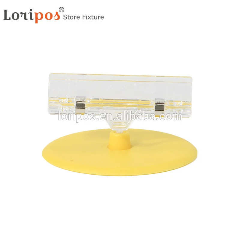 Plastic Translucence Green Blue Orange Rose Red POP Memo Note Price Label Sign Info Name Card Picture Photo Clip Holder