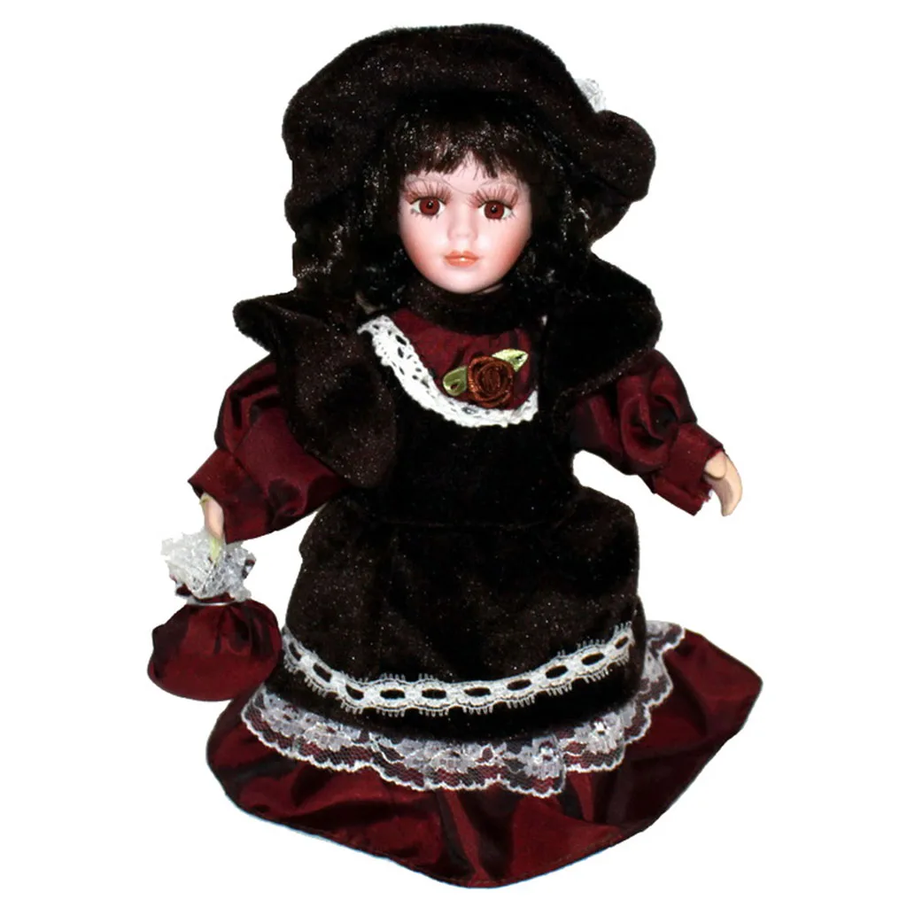 20 センチメートルヴィンテージスタイルビクトリア朝の磁器人形