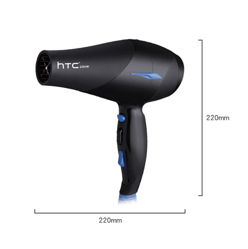 XMX Htc 2200W профессиональный мощный Фен с низкой мощностью Вентилятор для