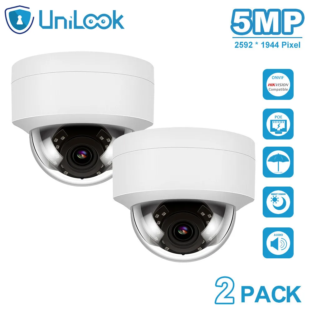 IP-Камера уличная UniLook 5 Мп POE с микрофоном | Безопасность и защита