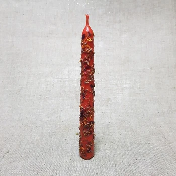 

magic candle "Love Magic" with grass, red, 20cm 3624801