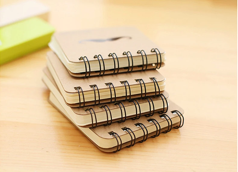 Spiral Notebook Flashcard Kawaii Memo Pad School Notes Notepad Stationery Memopad office Decoration Planner Tab Flash Study Card