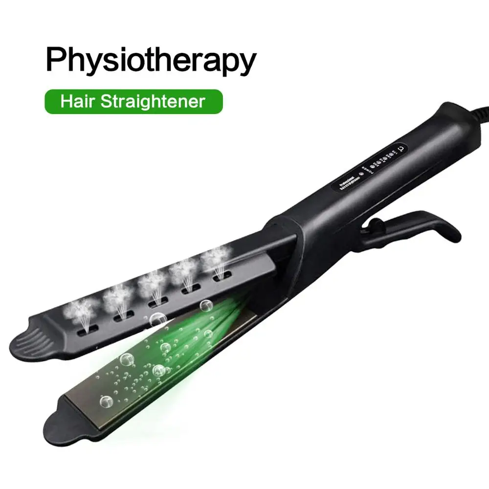 

4-Level PortableThermostatic Hair Straightener adjustment Ceramic Tourmaline Ionic Flat Iron Curling iron Hair curler For Women