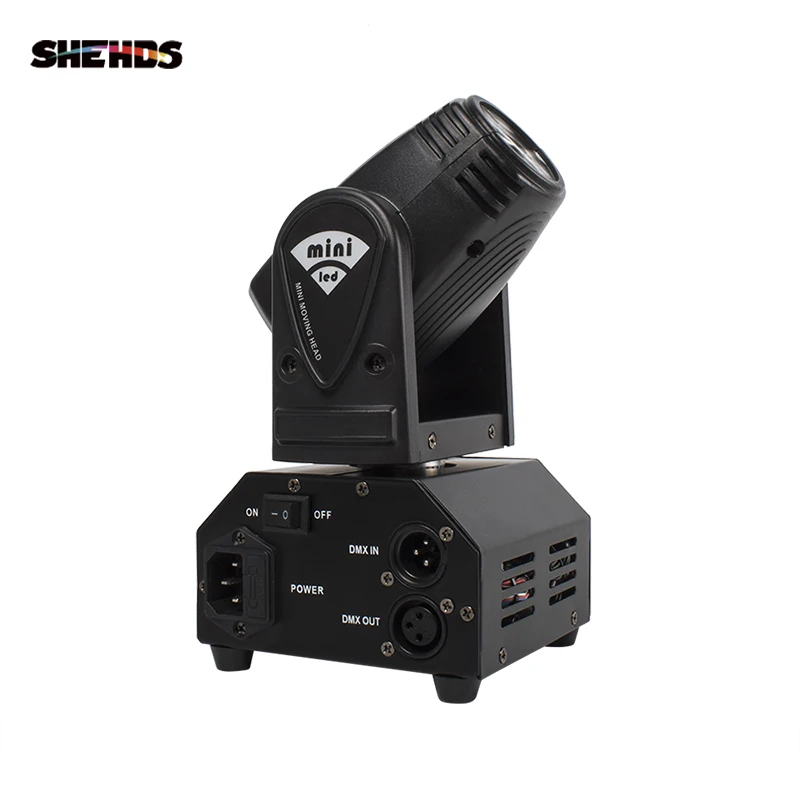 Hot Sell Mini LED 10W Spot Beam Moving Head Light Lyre DMX512 Stage Light Stroboscope For Home Entertainment Professional Stage 3