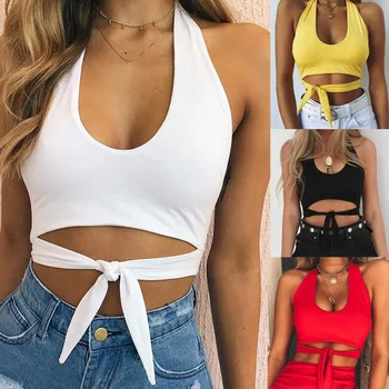

Straps Yoga Gym Crop Tops Women Backless Running Sport Bras Wireless Fitness Jogger Vest Tank Tops Sports Wear for Women Gym