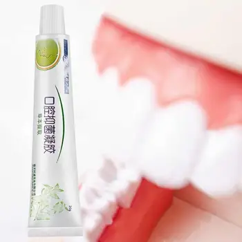 

Natural herbal mouth ulcer relief gel oral hygiene antibacterial cream severe pain irritation bad breath inflammation