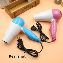 Портативный складной фен с ручкой, мини-вентилятор питания для студентов, 2 файла, Дорожный фен для волос, низкий уровень шума, 220-240 В, 900 Вт