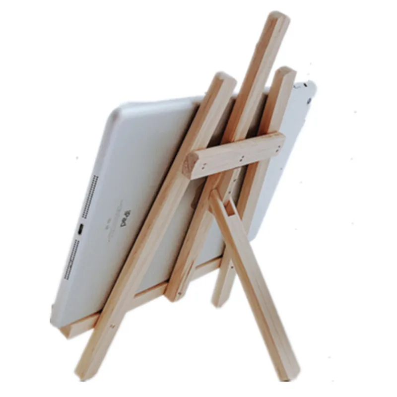 Деревянный Настольный Кронштейн для мобильного телефона плоский ipad Универсальный кронштейн регулируемая поддержка ленивый живой держатель для мобильного телефона