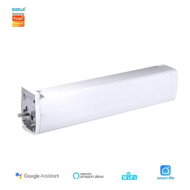 ZigBee Motorized Curtain Motor With Battery Tuya Smart Life Remote Voice Control Work with Alexa Google Home Automatic Curtain Motor No Battery