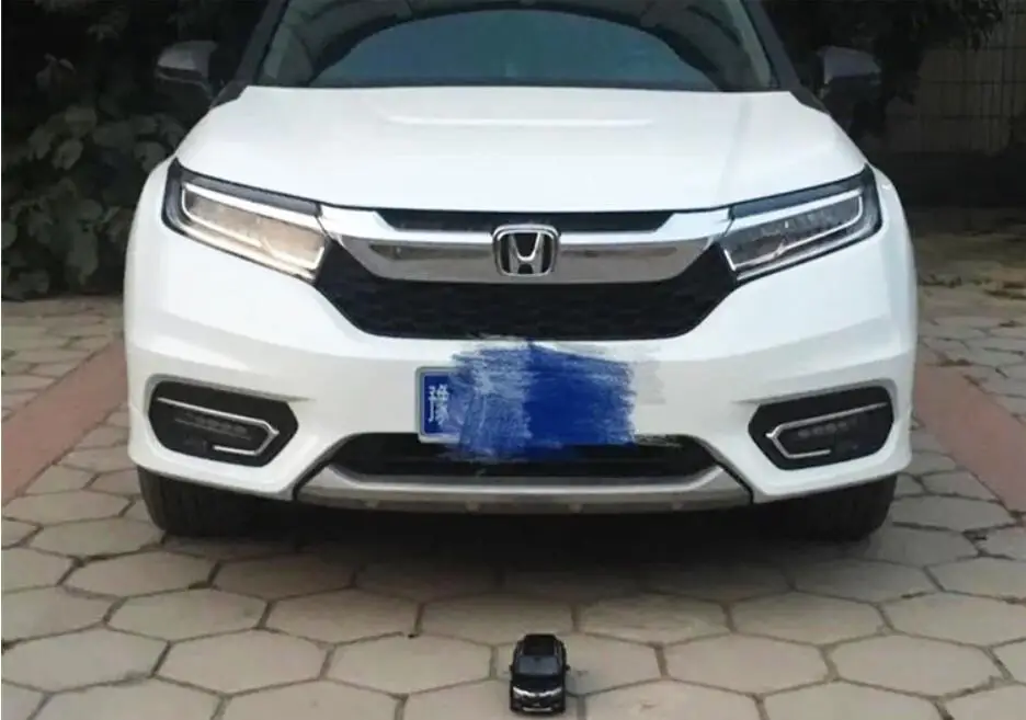 Автомобильная передняя+ задняя защитные бамперы из нержавеющей стали, противоскользящая пластина для honda avancier URV