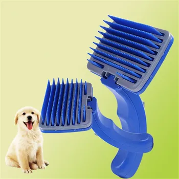 

Pet Dog Cat Grooming Depilation Comb Manual Hair Removal Brush Pet Grooming Massage Comb Dog Brush Self Cleaning Pet Products