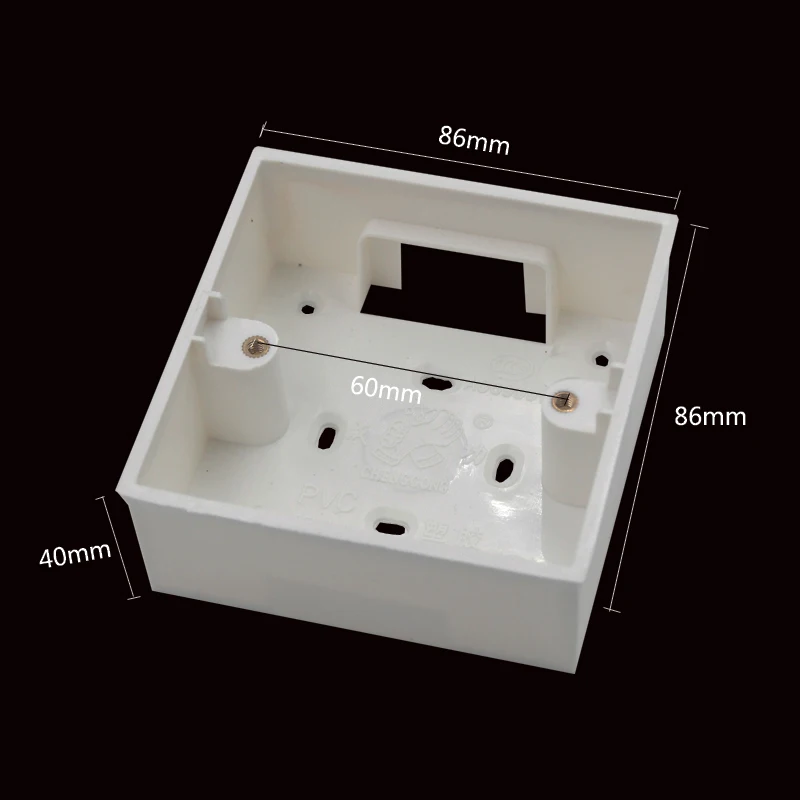 86 Тип поверхностного монтажа Нижняя ПВХ коробка универсальное штепсельное гнездо с переключателем распределительная коробка настенное крепление распределительная коробка 34 мм 40 мм 45 мм