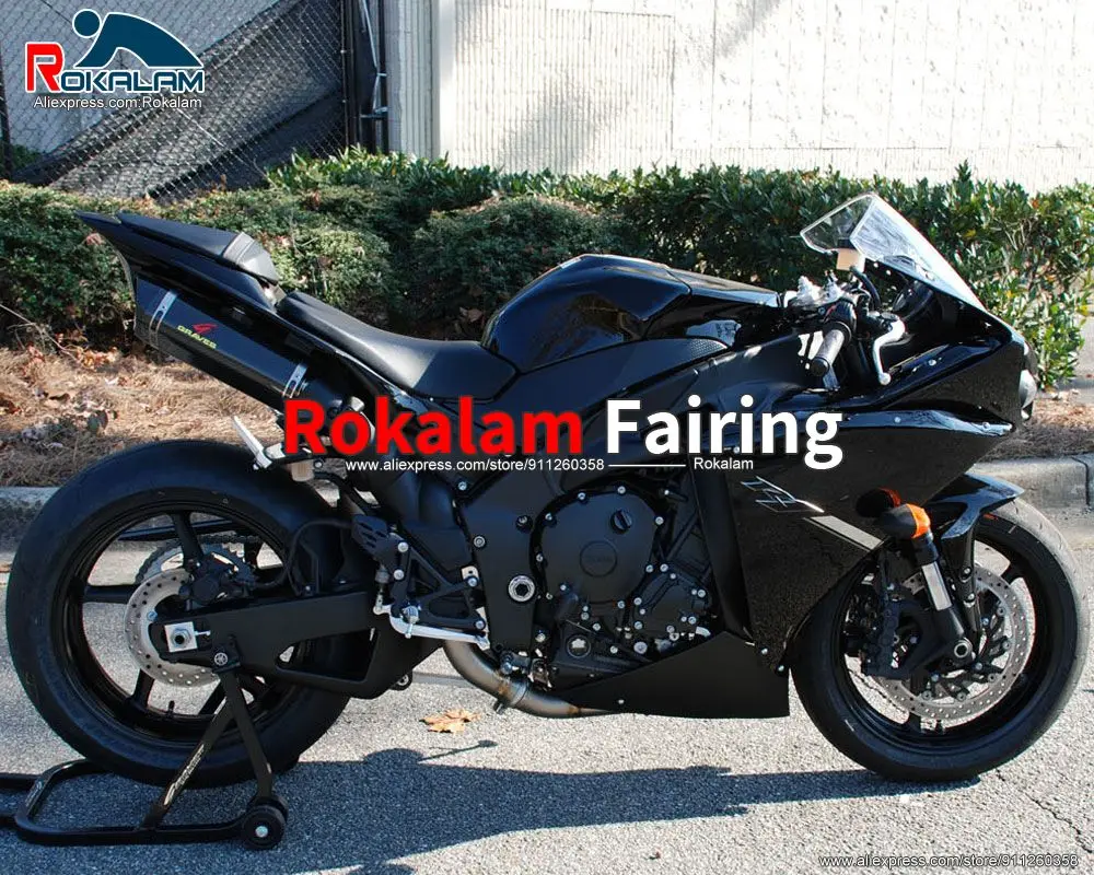 

Aftermarket Fairing For Yamaha YZF1000 R1 2012 2013 2014 YZFR1 12 13 14 All Black Motorcycle Body Shells (Injection Molding)