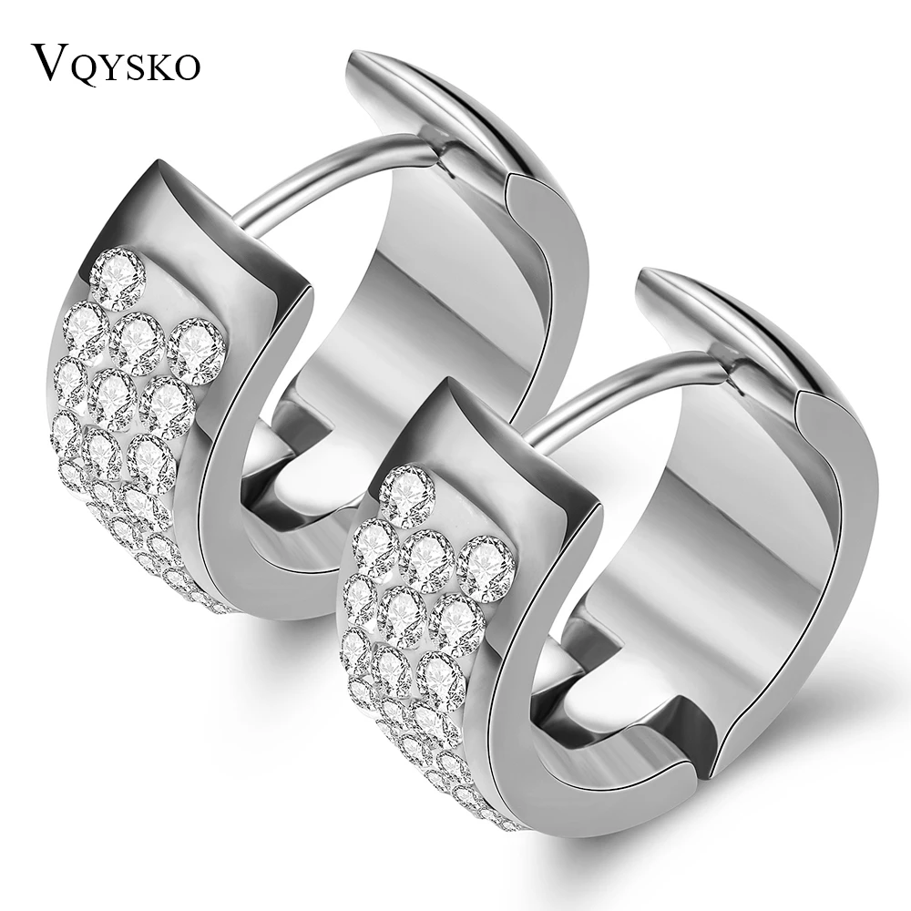 Оптом модные серьги из нержавеющей стали с фианитами|steel axe|earrings punkearring steel |