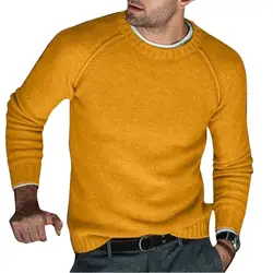 MJartoria мужской s 2019 новый модный шерстяной мужской свитер осенне-зимнее, зауженное Повседневный вязаный пуловер Свитера