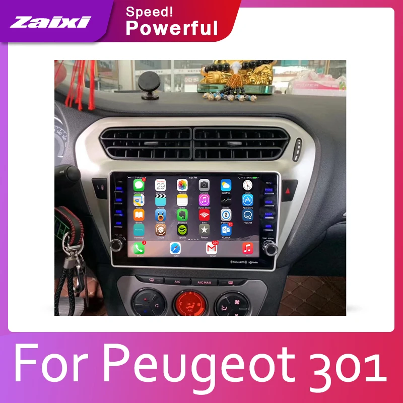 Автомобильная система Android 1080P ips lcd экран для peugeot 301 2012 2013 автомобильный Радио плеер gps Навигация BT