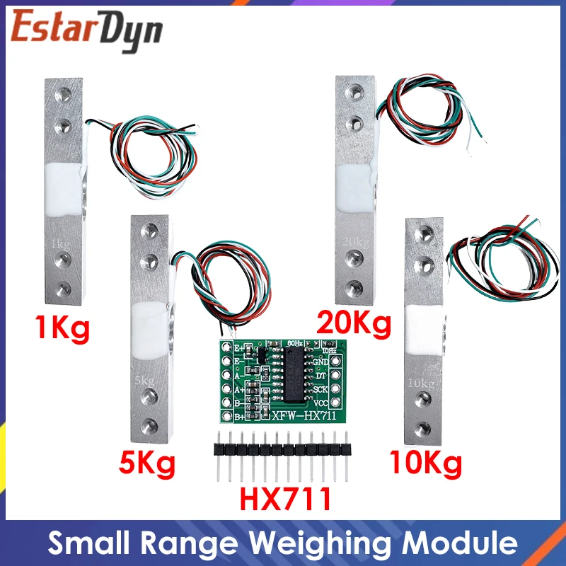 Load Cell 1KG 2KG 5KG 10KG 20KG HX711 AD Module Weight Sensor ...