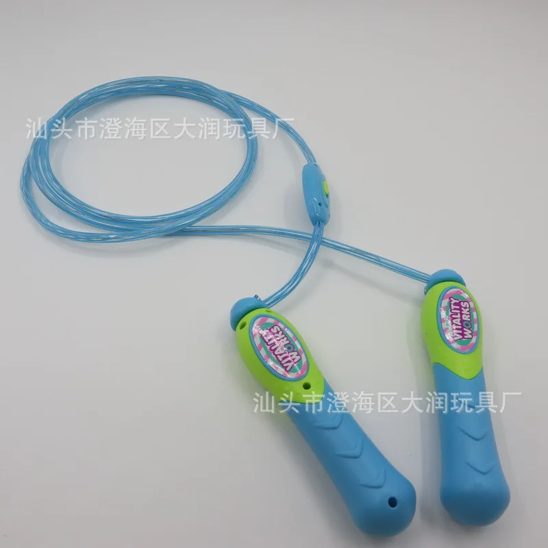 New Style Flash Jump Rope LED Shining Performance Adjustable Length Fitness Sports GIRL'S And BOY'S Children Students Jump Rope