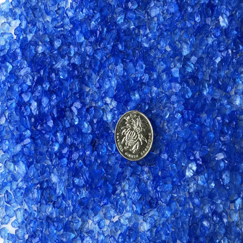 New 500g glass sand aquarium color sand fish tank bottom aquarium landscaping stone micro landscape decoration bottom