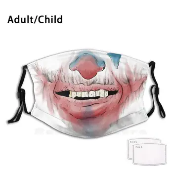 

Smile Funny Print Reusable Filter Face Mask