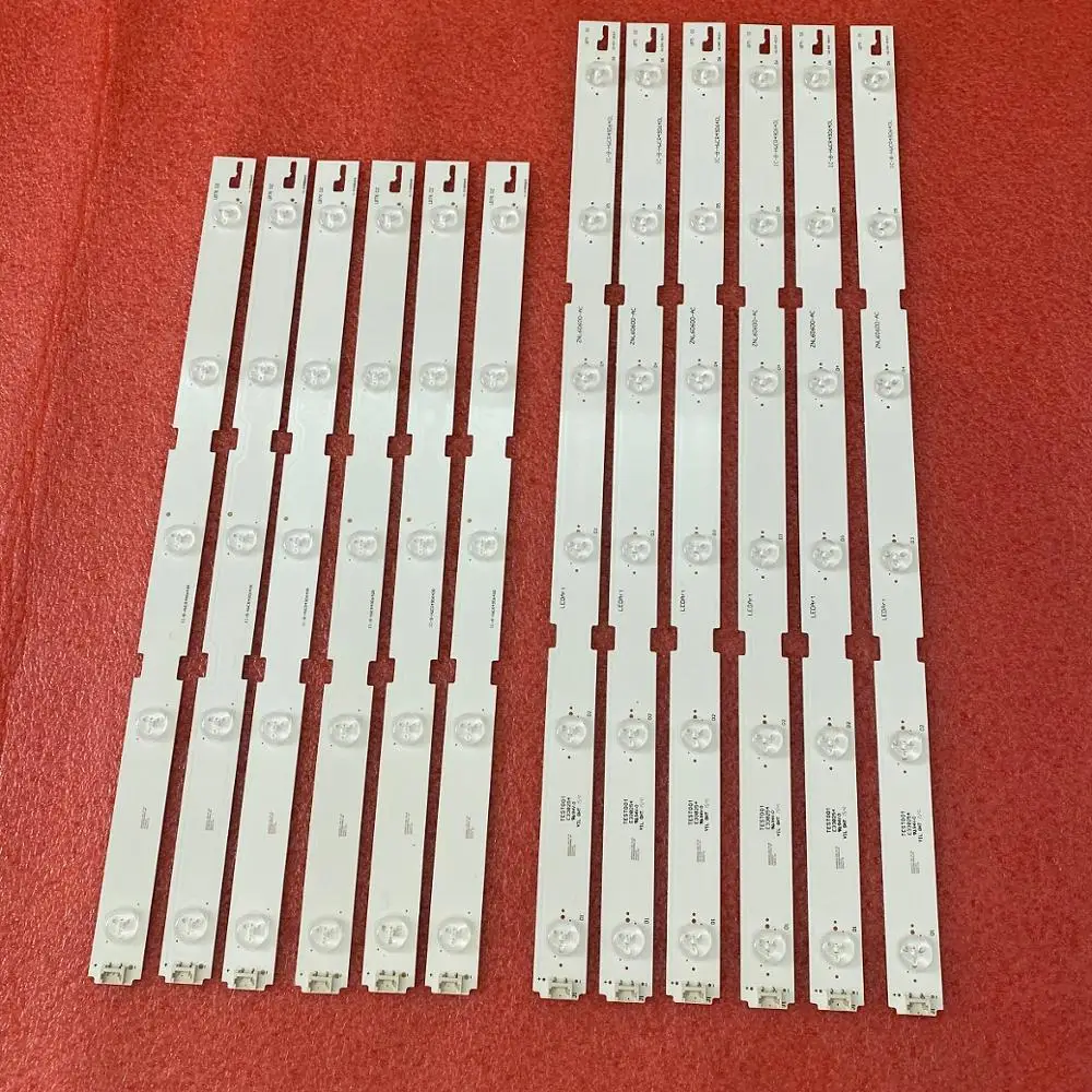 

5set=60pcs LED backlight strip for ZLP60600 IC-B-HWCR49D640R HWCR49D640L 49LENZA6627 49VLE6565BL 49VLE6523BL LM41-00176A 00177A