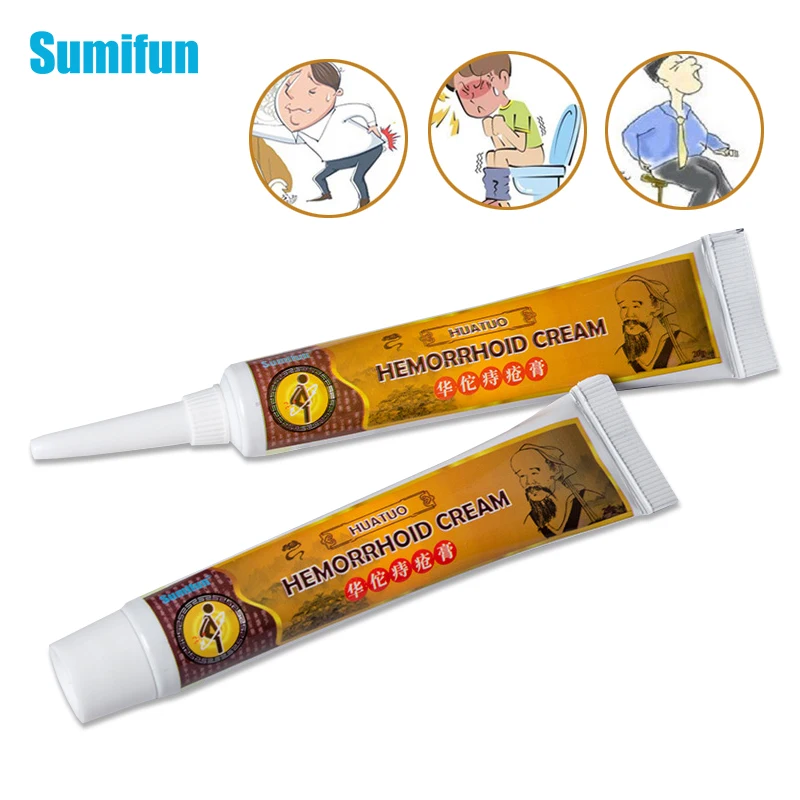 4 вида мазь от геморроя Sumifun Мятная внутренняя и внешняя крем боли в анальной