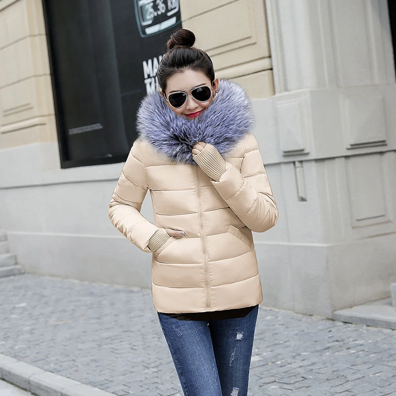 Зимняя куртка женская новая Парка женская пальто с капюшоном Женская куртка толстая подкладка с хлопковой подбивкой зимние женские пальто
