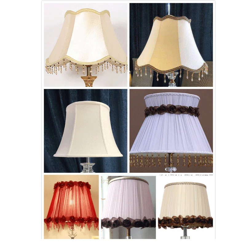 Lampshade Manufacturers 300350 Fabric Nonwoven Fabric Lampshade Linen Hotel Beige Blue Green White Lamp Customizable