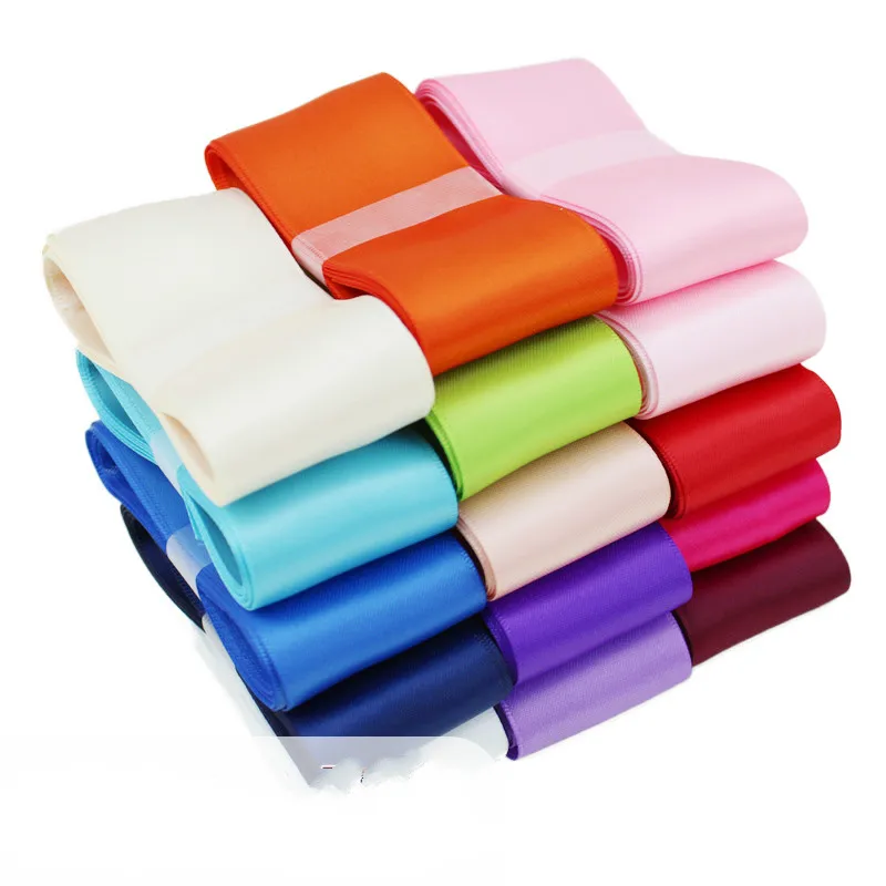 

3.8CM Double Face Ribbon Packing Material DIY Craft Wedding Party Decoration Gift Wrapping Scrapbooking Supplies (5meters/lot)