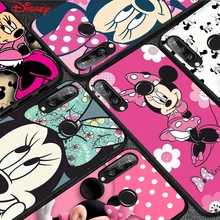 Coque en Silicone TPU Disney Minnie Mouse, étui pour Huawei P40 P30 P20 Pro P10 P9 P8 Lite E Plus 2019 2017 