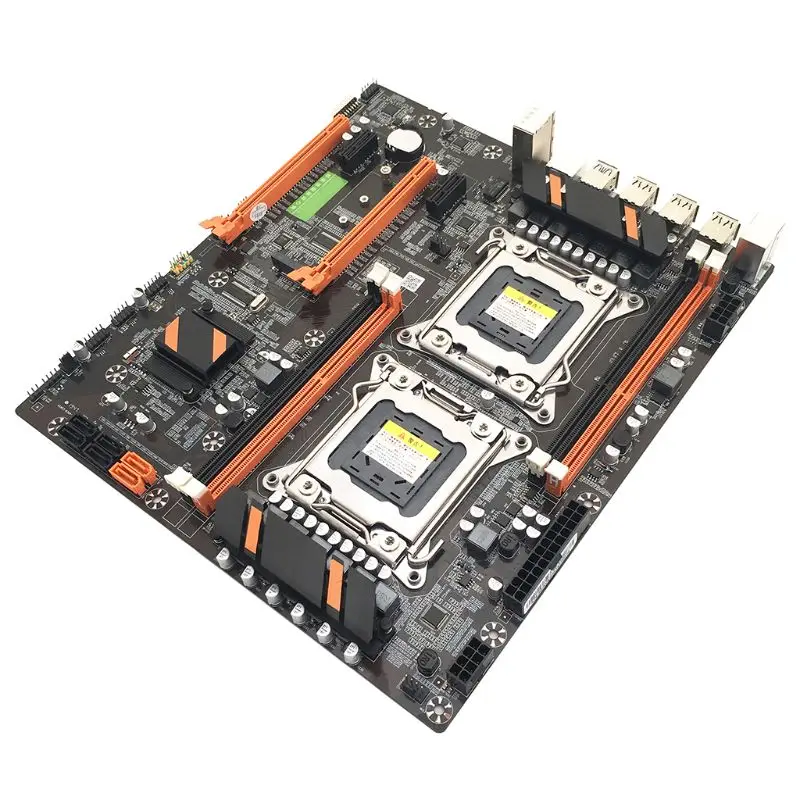 X79 двойной процессор LGA2011 материнская плата E5 4* DDR3 DIMM настольный компьютер материнская плата M.2