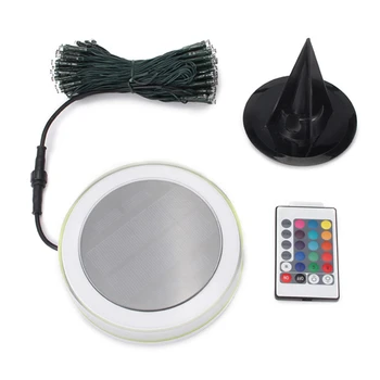 

CLAITE Remote Control Solar Power Colorful LED Christmas String Light Garden Lawn Holiday Decoration Waterproof Street Lamp