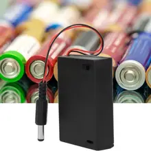 5 шт. AA x 3 коробка для хранения батарей Чехол DIY 3 слота способ DIY зажим для батарей держатель Контейнер 4,5 в провод свинцовая шпилька крышка включения/выключения