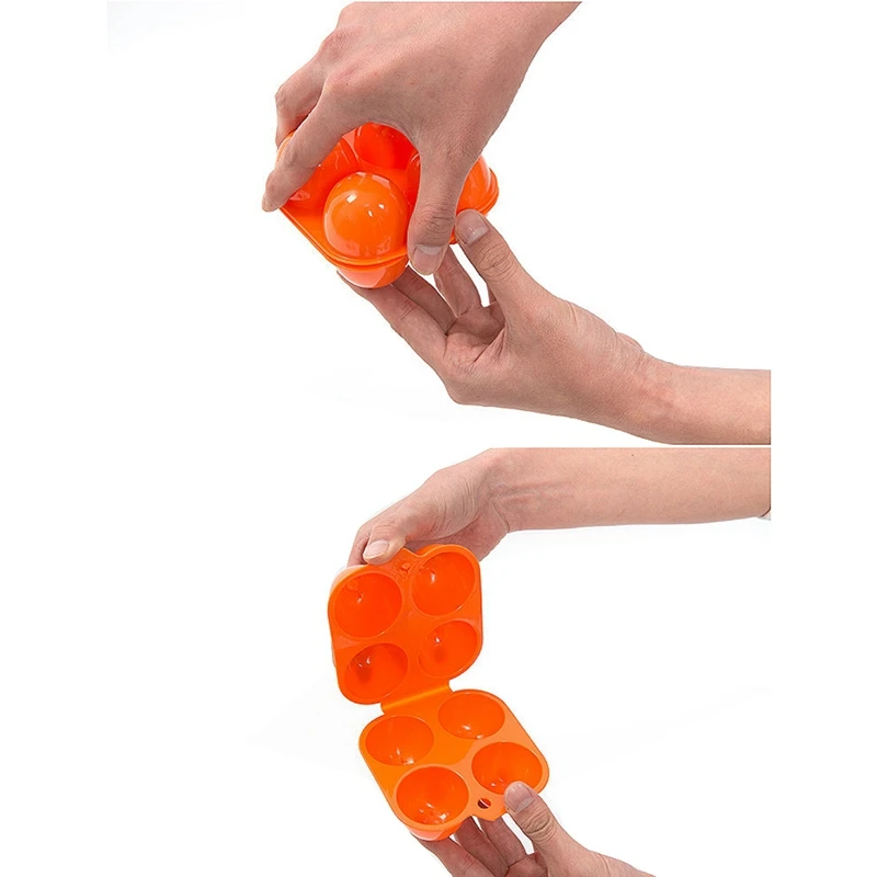 Коробка для яиц кемпинга пластиковая коробка хранения переносная 4 коробки