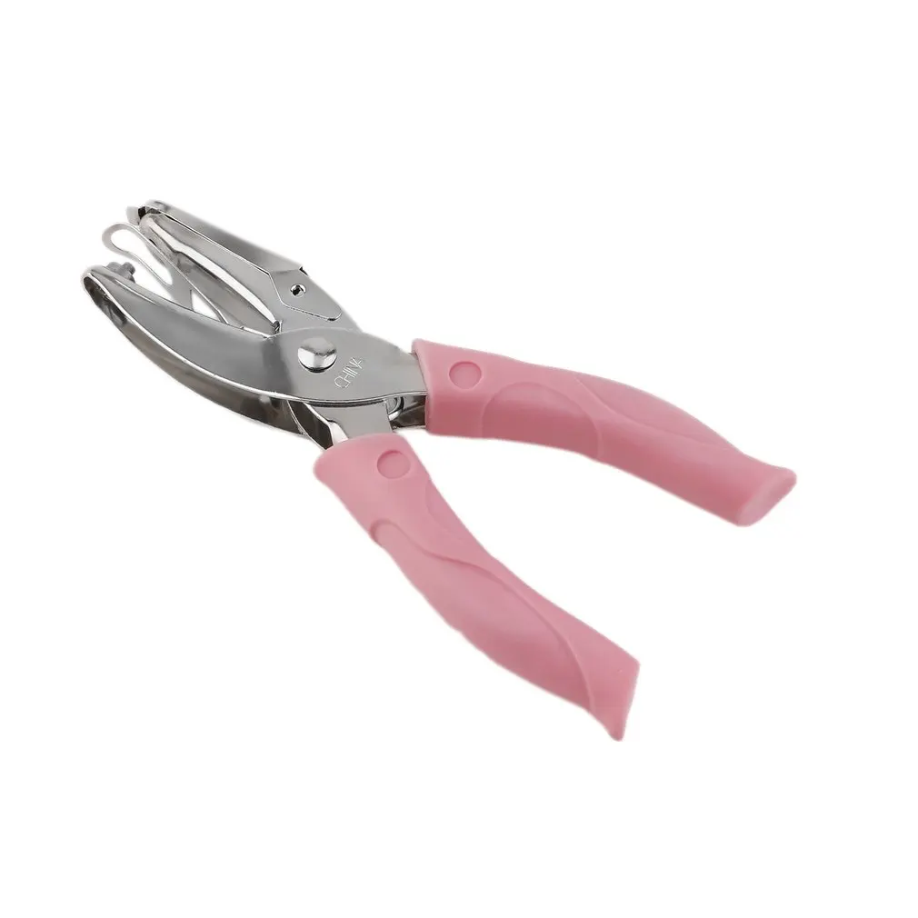 

TENWIN DIY Puncher Hand Paper Card Cutter Single Hole Punch Metal Kids Handmade Craft Office Home School office Binding Supplies