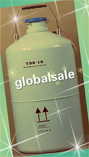 Бесплатная доставка YDS-10 10 л контейнер для жидкого азота криогенный LN2 резервуар