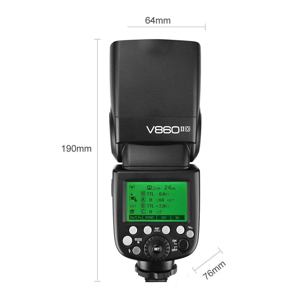 Godox V860II V860II-O ttl HSS литий-ионная батарея Speedlite вспышка с X2T-O триггером передатчик для Olympus Panasonic Lumix