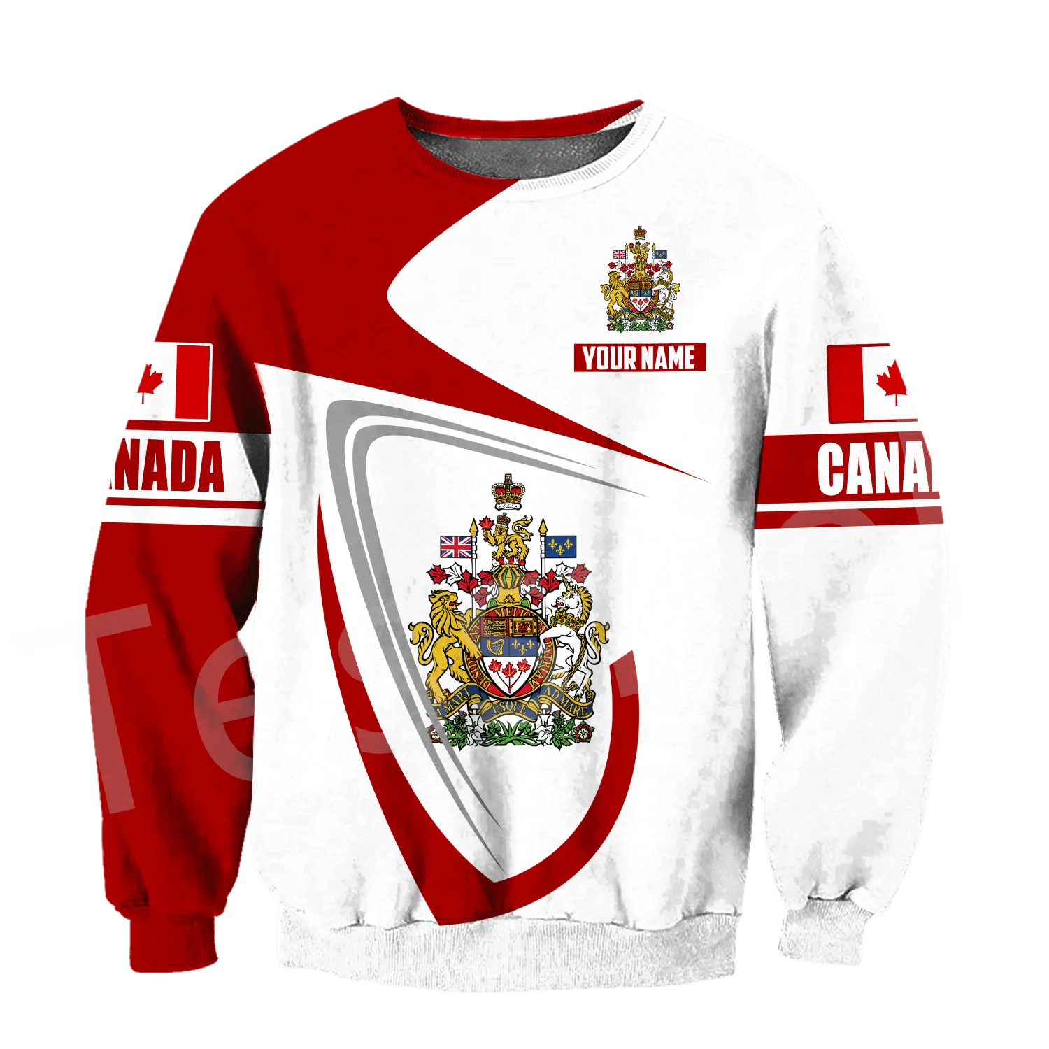 Tessffel Canada Country Flag Canadian Retro Colorful 3DPrint Men/Women Sewatshirt Streetwear Casual Pullover Jacket Hoodies X24