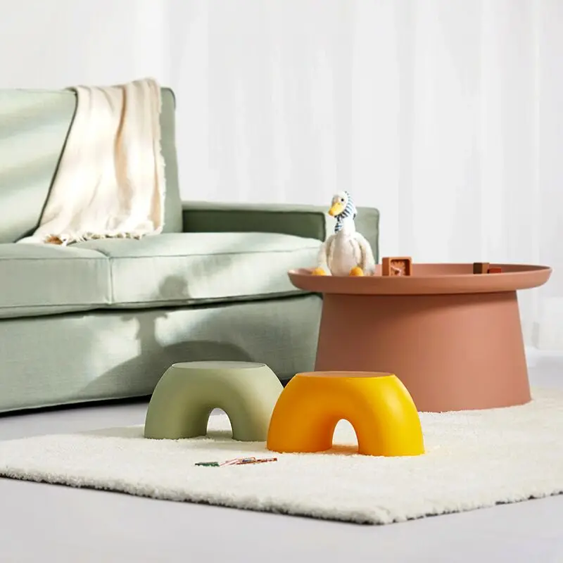 Lazychild Home Indoor Chair Children Indoor Furniture Children's Stool Toy Sofa Stool Children Chair Rainbow baby eating chair baby ladder stool