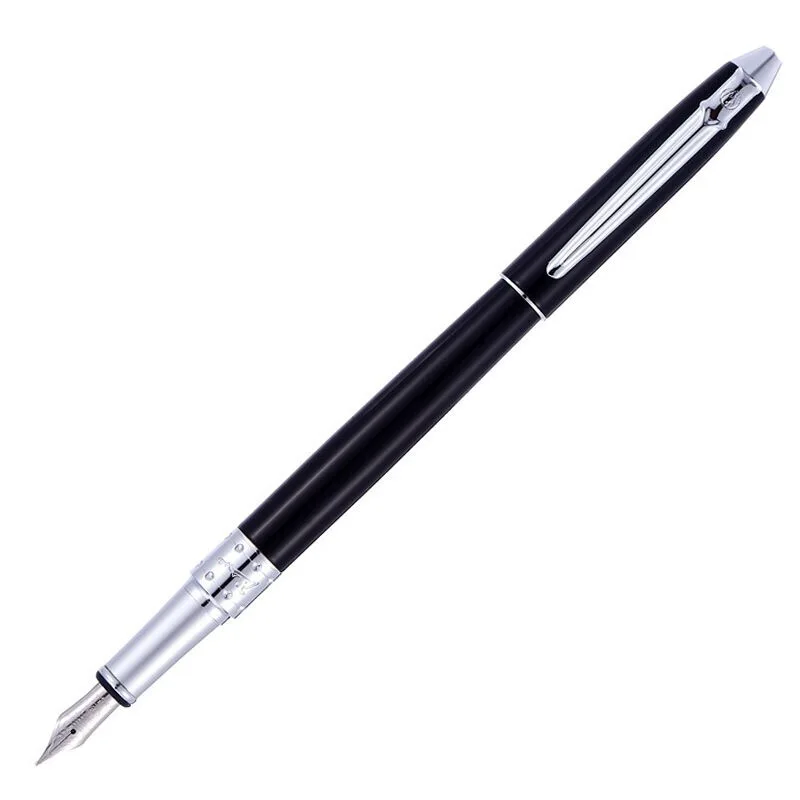 1 шт. ручка Picasso 605 Тонкое Перо денежная практика каллиграфии, для студентов ручка иридиевая перьевая ручка 0,38 мм/0,5 мм перо подарочная ручка коробка - Цвет: 0.5MM