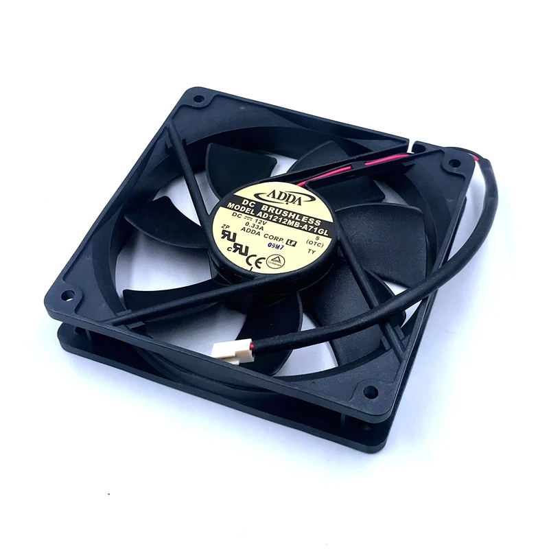 Для ADDA AD1212MB-A71GL 120 мм вентилятор охлаждения 12 В 0.33A 2050 об/мин осевой вентилятор