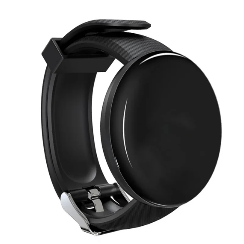 IP65 Водонепроницаемый Bluetooth Браслет Смарт часы сердечный ритм кровяное давление фитнес-трекеры спортивные Смарт-часы встроенный USB разъем - Цвет: Черный